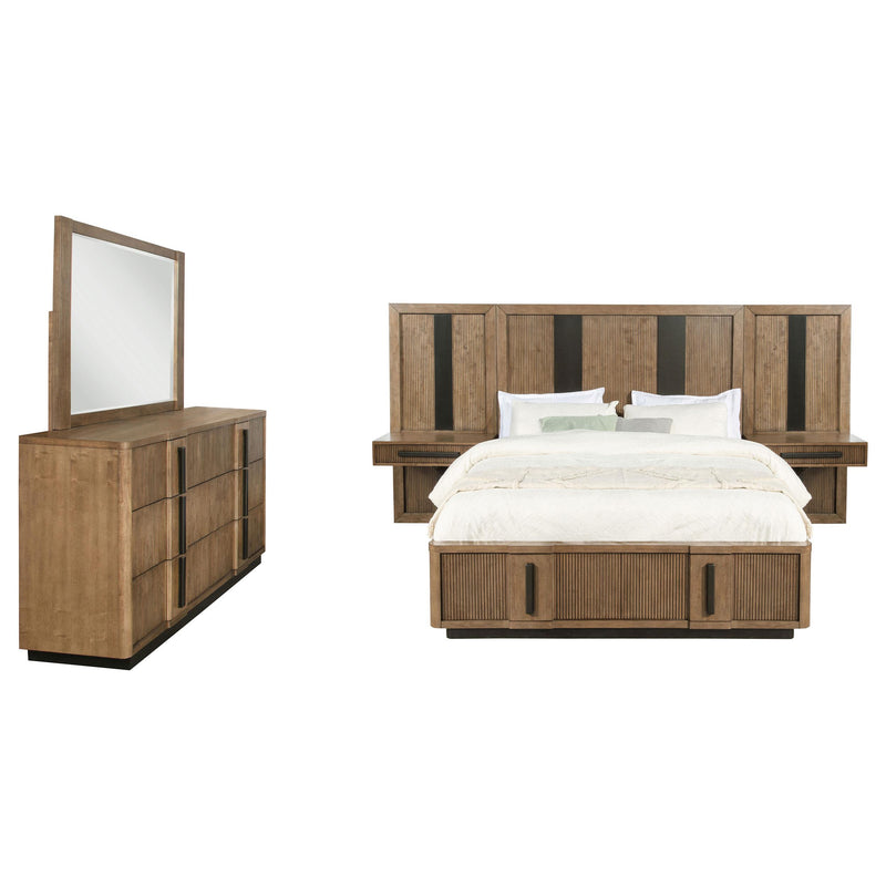 Terrace 5-piece Queen Panel Bedroom Set Ash Brown - alternate view