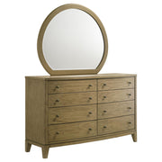 Granada 8-drawer Dresser and Mirror Natural Pine - alternate view