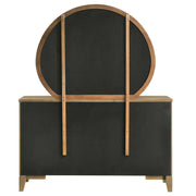 Granada 8-drawer Dresser and Mirror Natural Pine - detail 7