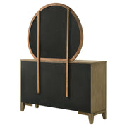 Granada 8-drawer Dresser and Mirror Natural Pine - detail 8