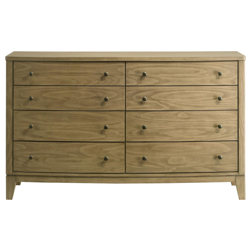 Granada 8-drawer Dresser Cabinet Natural Pine - detail 3