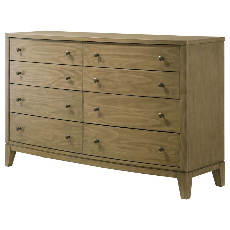 Granada 8-drawer Dresser Cabinet Natural Pine - detail 4