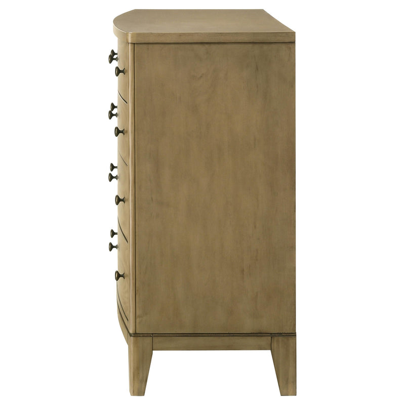 Granada 8-drawer Dresser Cabinet Natural Pine - detail 5