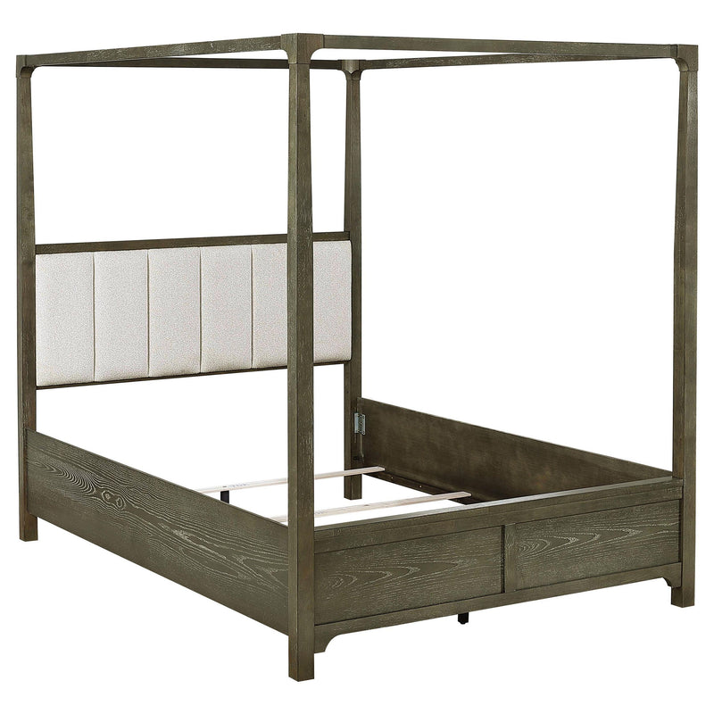 Gran Park Queen Canopy Bed Dark Cocoa - alternate view