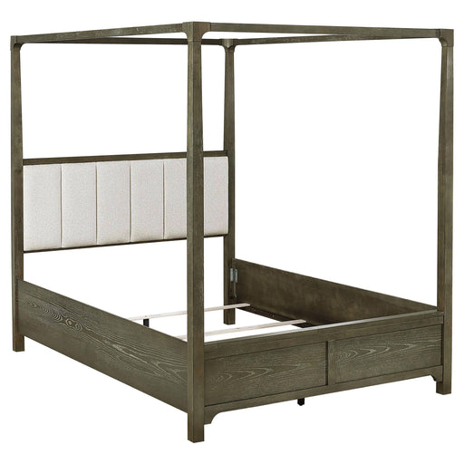 Gran Park Queen Canopy Bed Dark Cocoa - alternate view