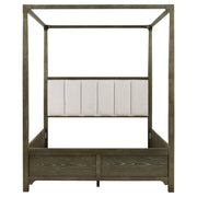 Gran Park Queen Canopy Bed Dark Cocoa - detail 4