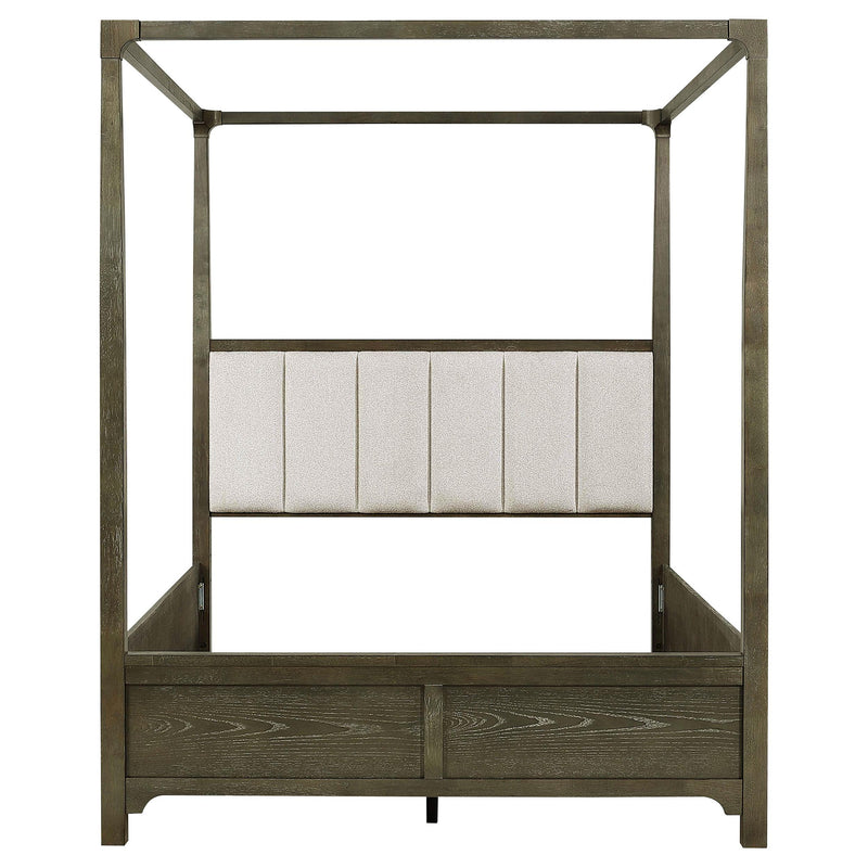 Gran Park Queen Canopy Bed Dark Cocoa - detail 4