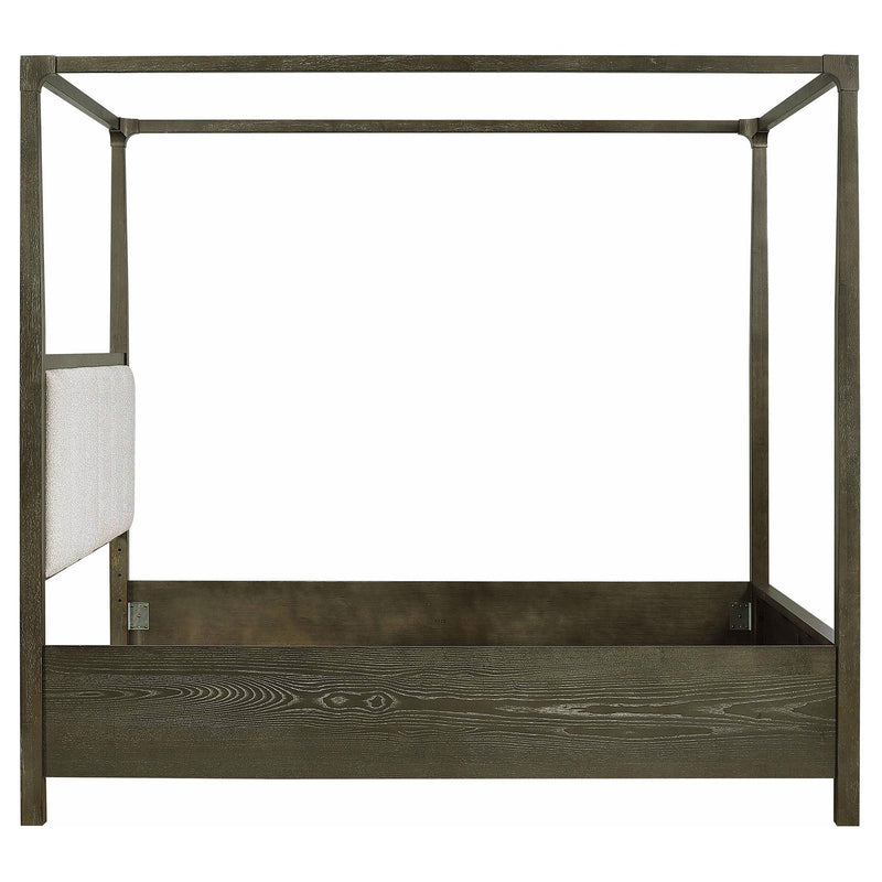Gran Park Queen Canopy Bed Dark Cocoa - detail 6