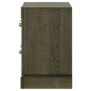 Gran Park 2-drawer Nightstand Bedside Table Dark Cocoa - detail 5
