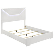 Ives 5-piece Queen Bedroom Set White High Gloss - detail 3