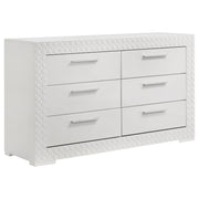 Ives 5-piece Queen Bedroom Set White High Gloss - detail 7