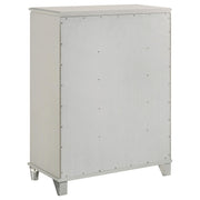 Olivia 5-drawer Bedroom Chest of Drawers Pearl White - detail 6