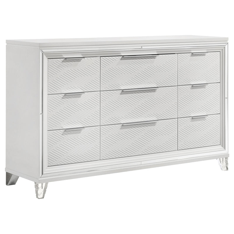 Marmore 5-piece Queen Bedroom Set White - detail 7