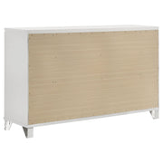 Marmore 9-drawer Dresser Cabinet White - detail 6