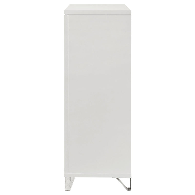 Marmore 5-drawer Bedroom Chest of Drawers White - detail 5