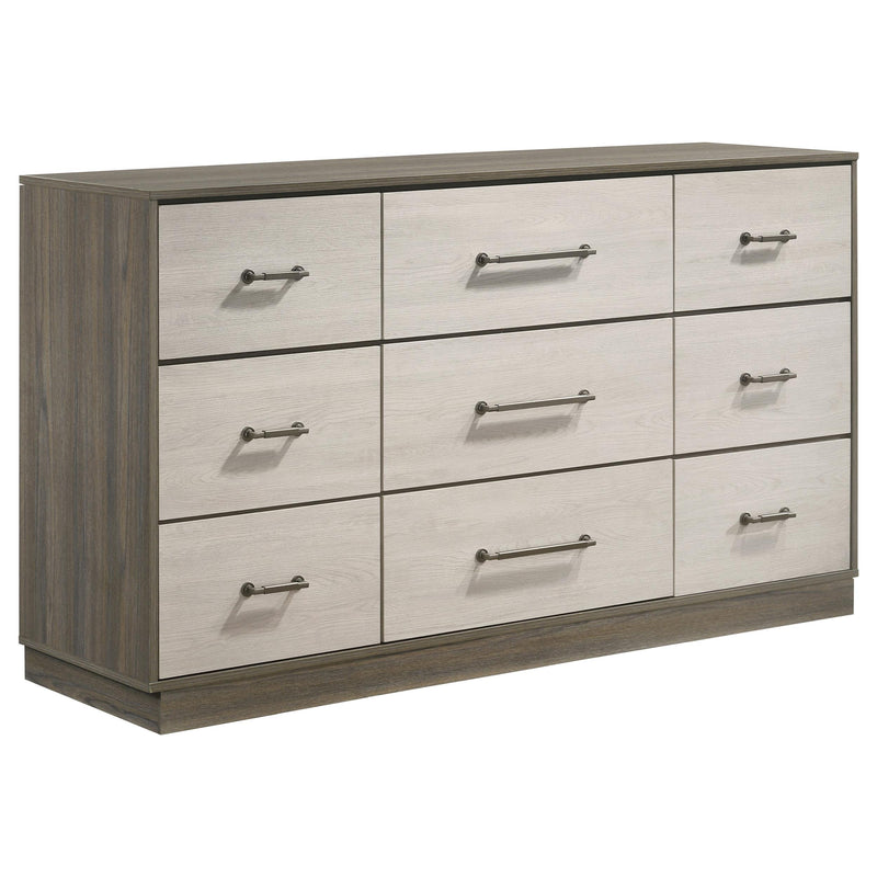 Fenwick 5-piece Queen Bedroom Set Grey Oak - detail 7