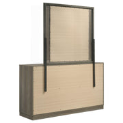 Fenwick 9-drawer Dresser with Mirror Grey Oak - detail 6