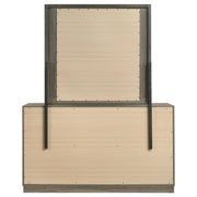 Fenwick 9-drawer Dresser with Mirror Grey Oak - detail 7