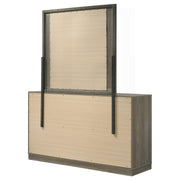 Fenwick 9-drawer Dresser with Mirror Grey Oak - detail 8