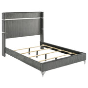 Lucia 5-piece Queen Bedroom Set Grey and Black - detail 3