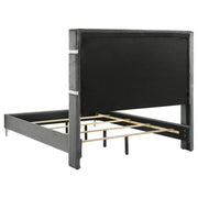 Lucia 5-piece Queen Bedroom Set Grey and Black - detail 4