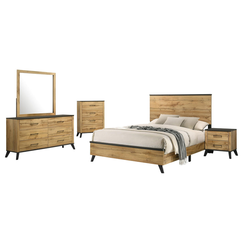 Kaywood 5-piece Queen Bedroom Set Natural Pine - alternate view