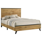 Kaywood 52-inch Queen Panel Bed Natural Pine - detail 3