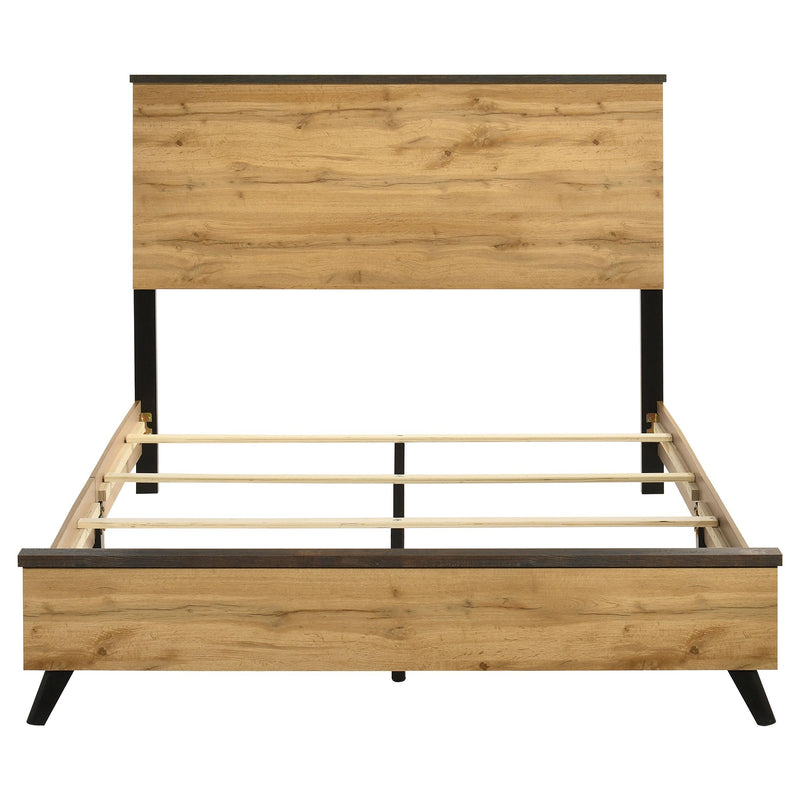 Kaywood 52-inch Queen Panel Bed Natural Pine - detail 4
