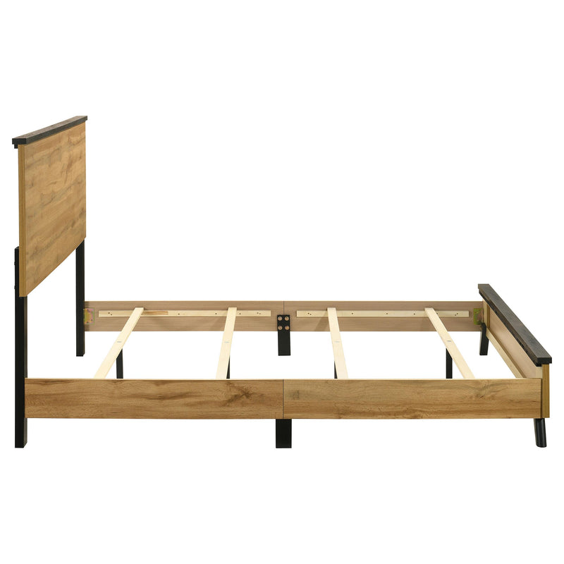 Kaywood 52-inch Queen Panel Bed Natural Pine - detail 6