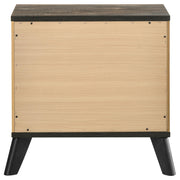 Kaywood 2-drawer Nightstand Bedside Table Natural Pine - detail 5