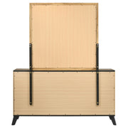 Kaywood 6-drawer Dresser and Mirror Natural Pine - detail 7