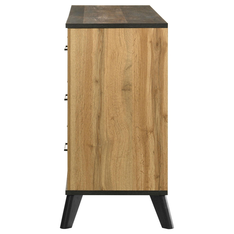 Kaywood 6-drawer Dresser Cabinet Natural Pine - detail 5
