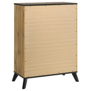 Kaywood 4-drawer Bedroom Chest of Drawers Natural Pine - detail 6