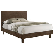Glenwood 48-inch Queen Platform Panel Bed Warm Brown - detail 3
