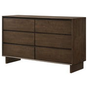 Glenwood 6-drawer Dresser Cabinet Warm Brown - detail 4