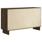 Glenwood 6-drawer Dresser Cabinet Warm Brown - detail 6