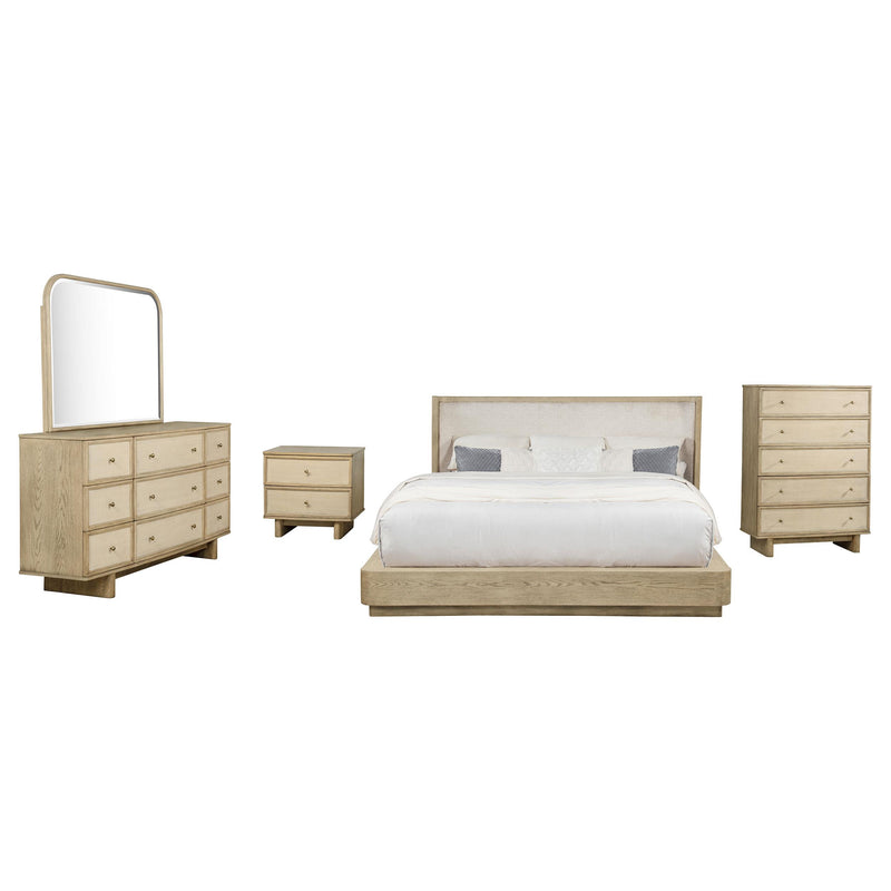 Kailani 5-piece Queen Bedroom Set Beige Oak - alternate view