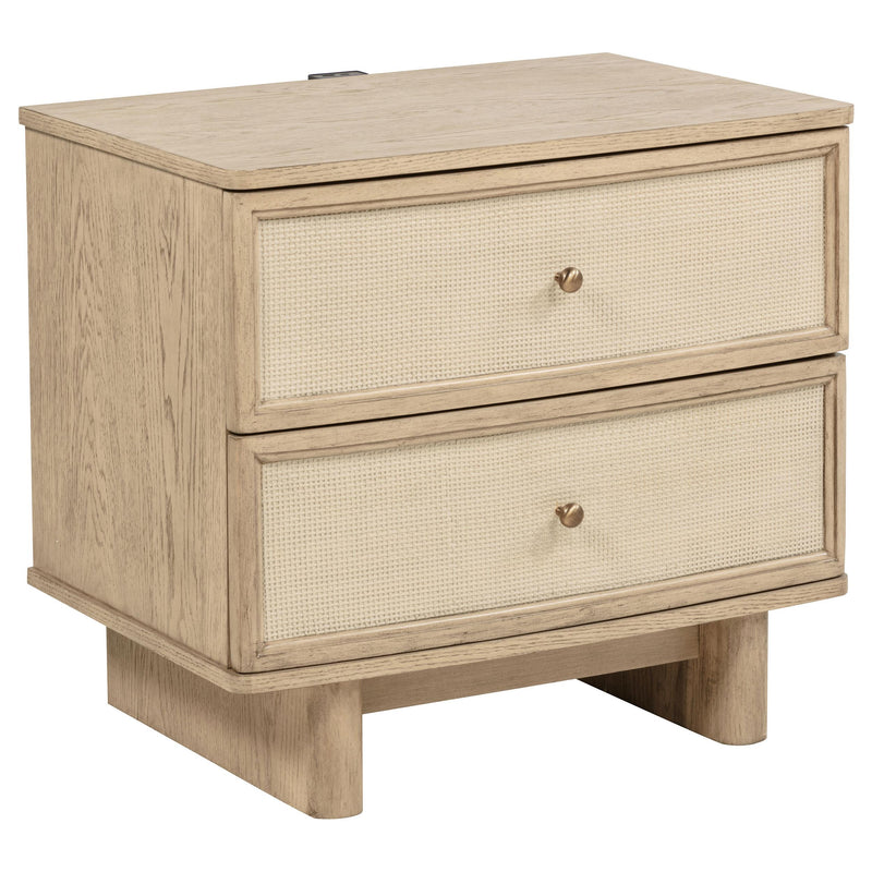 Kailani 5-piece Queen Bedroom Set Beige Oak - detail 5