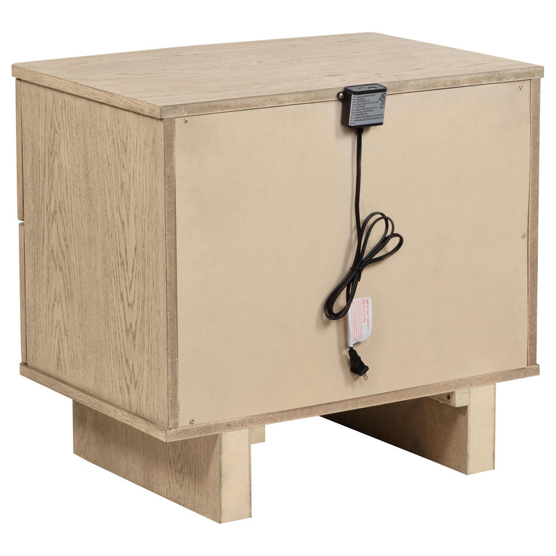 Kailani 5-piece Queen Bedroom Set Beige Oak - detail 6