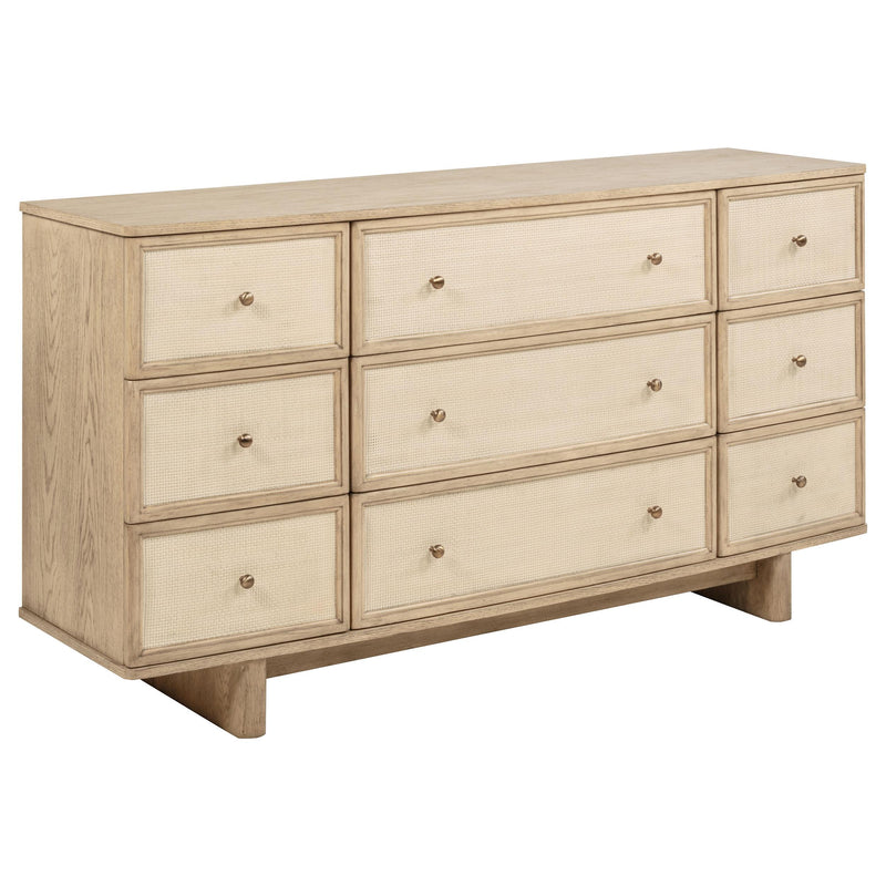 Kailani 5-piece Queen Bedroom Set Beige Oak - detail 7