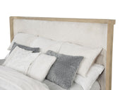 Kailani 52-inch Queen Wingback Bed Beige Oak - detail 5