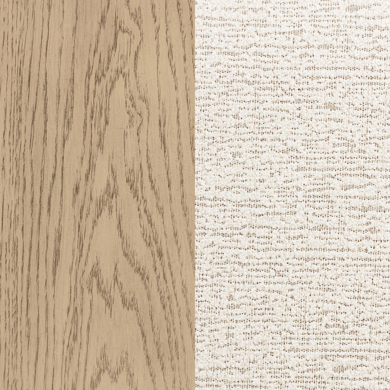 Kailani 52-inch Queen Wingback Bed Beige Oak - detail 8