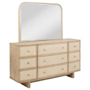 Kailani 9-drawer Dresser and Mirror Beige Oak - alternate view