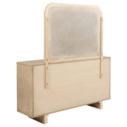 Kailani 9-drawer Dresser and Mirror Beige Oak - detail 6