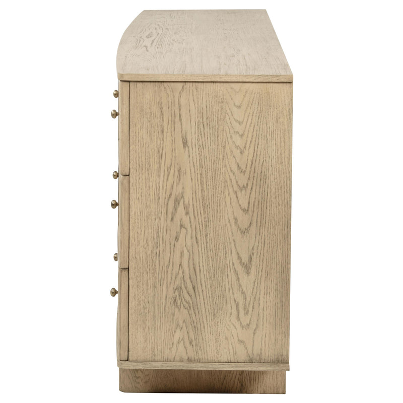 Kailani 9-drawer Dresser Cabinet Beige Oak - detail 5