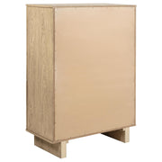 Kailani 5-drawer Bedroom Chest of Drawers Beige Oak - detail 6