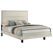 Trenton 54-inch Wood Queen Panel Bed Rustic Cream - detail 3