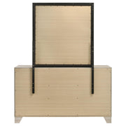Trenton 6-drawer Bedroom Dresser With Mirror Rustic Cream - detail 7