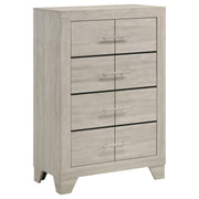 Trenton 4-drawer Bedroom Chest of Drawers Rustic Cream - alternate view