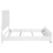 Gracemont 57-inch Queen Panel Bed Grey and White - detail 5